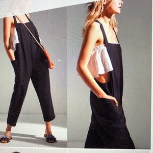 Urban outfitters women black jumpsuit